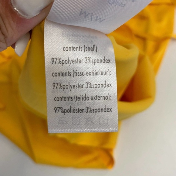 WeWoreWhat Danielle Bernstein Evening Dress M Medium Yellow Satin Charmeuse - Picture 11 of 11